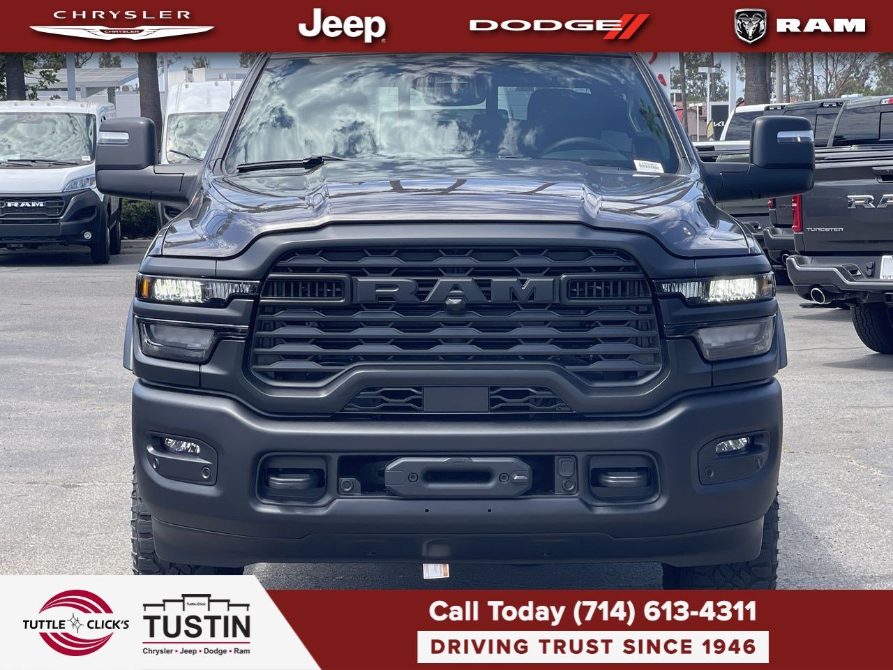 New 2026 Granite Crystal Metallic Clearcoat RAM Tradesman image 2