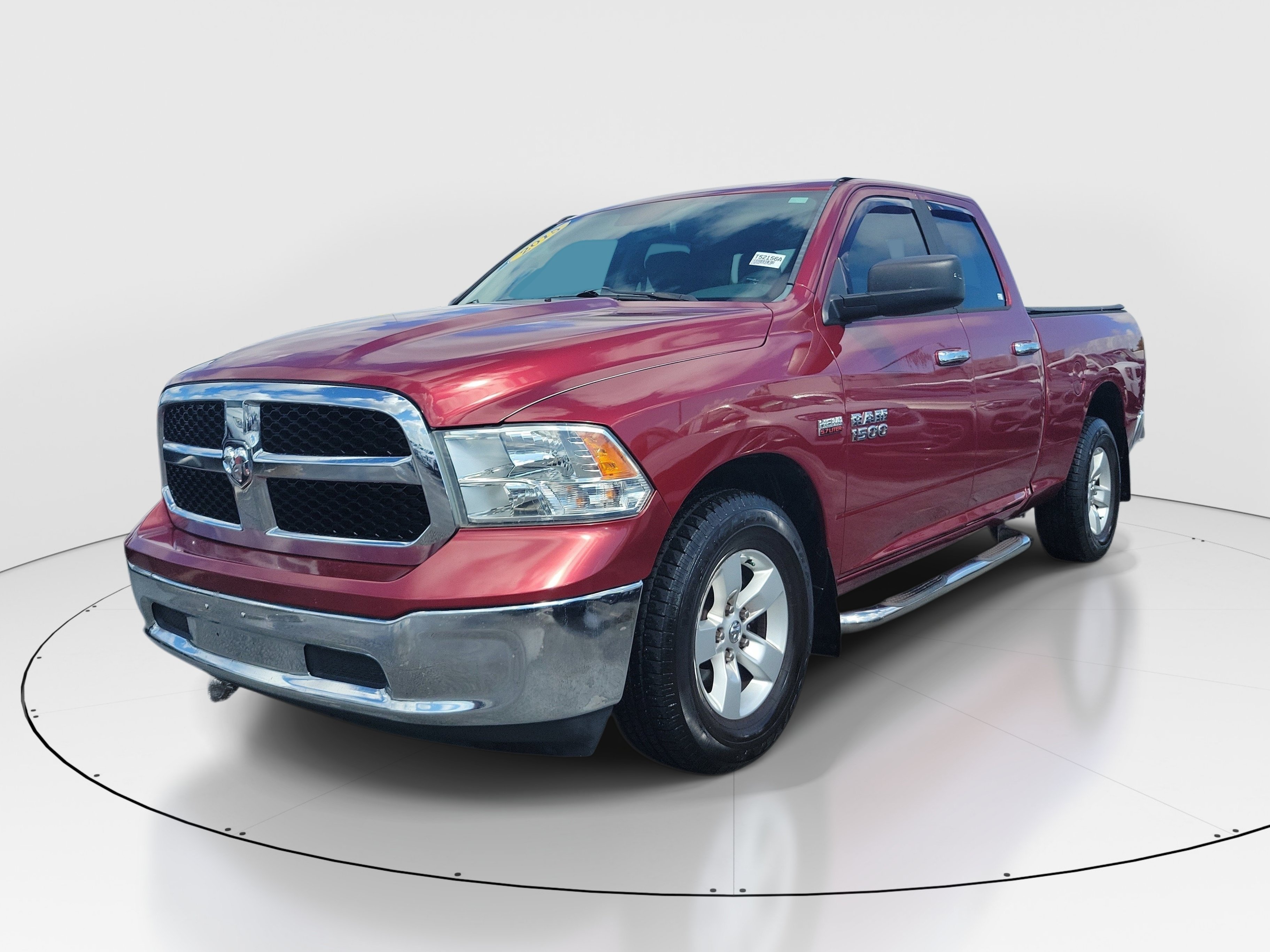 Used 2015 Deep Cherry Red Crystal Pearlcoat Ram SLT image 3