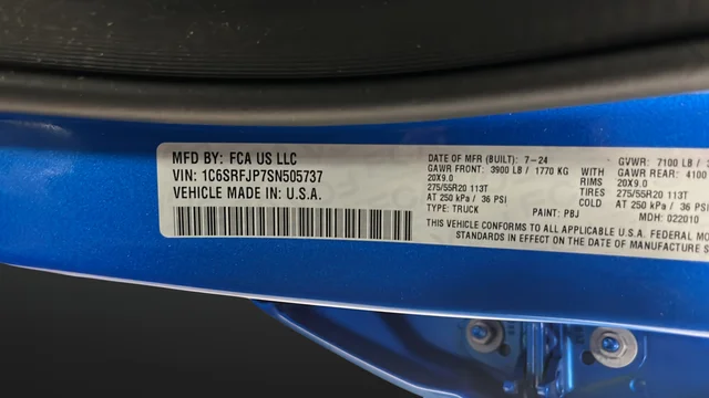 Used 2025 Blue Pearl Ram Laramie image 28