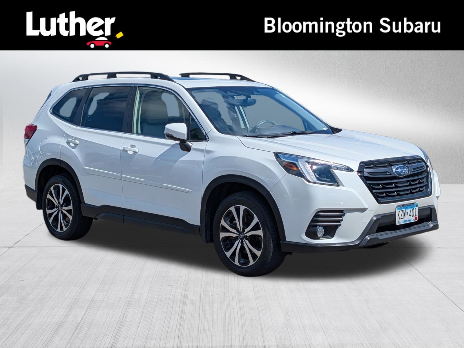 Used 2023 Crystal White Pearl Subaru Limited image 1