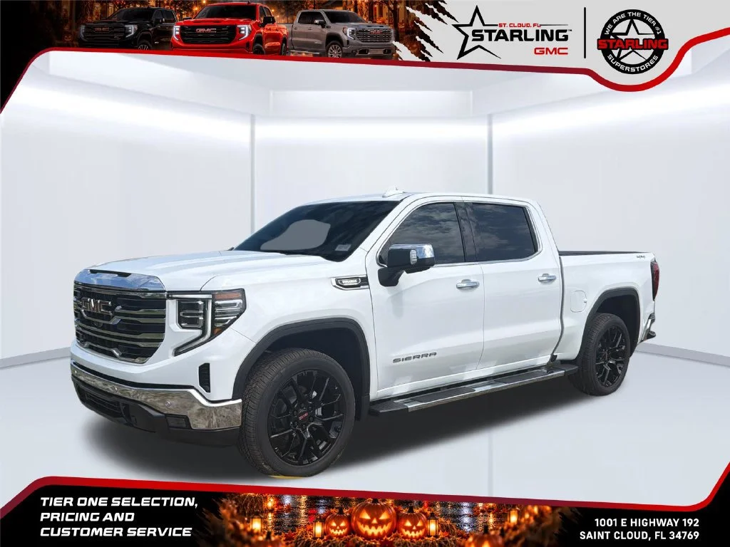New 2026 Summit White GMC SLT image 1