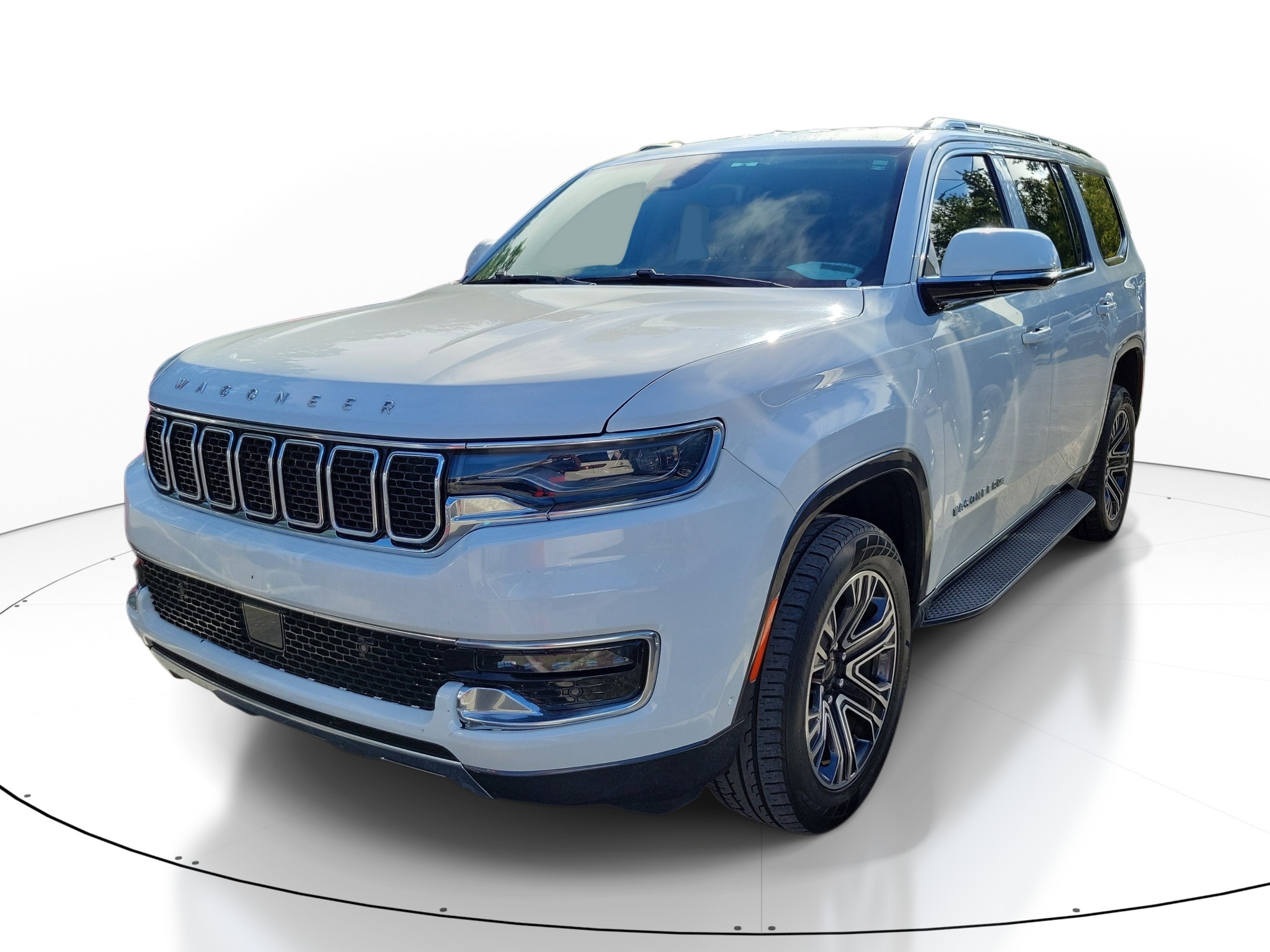 Used 2022 Bright White Clearcoat Jeep Series III image 1