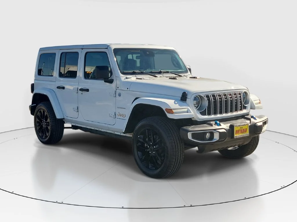 Certified Used 2024 White Jeep Sahara 4xe image 8