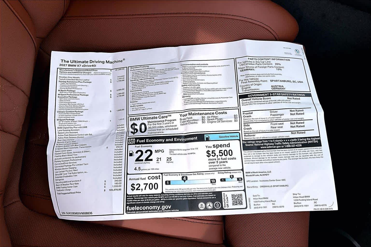 New 2027 Brooklyn Grey Metallic BMW xDrive40i image 18
