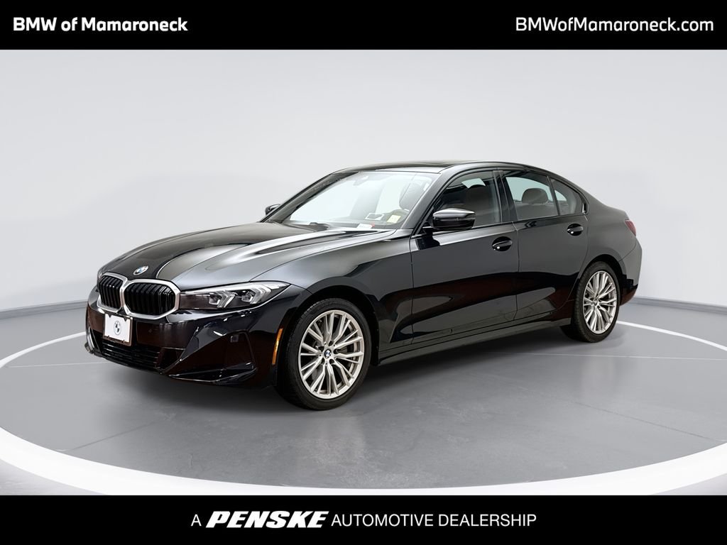 Certified Used 2023 Black Sapphire Metallic BMW 330i xDrive image 1