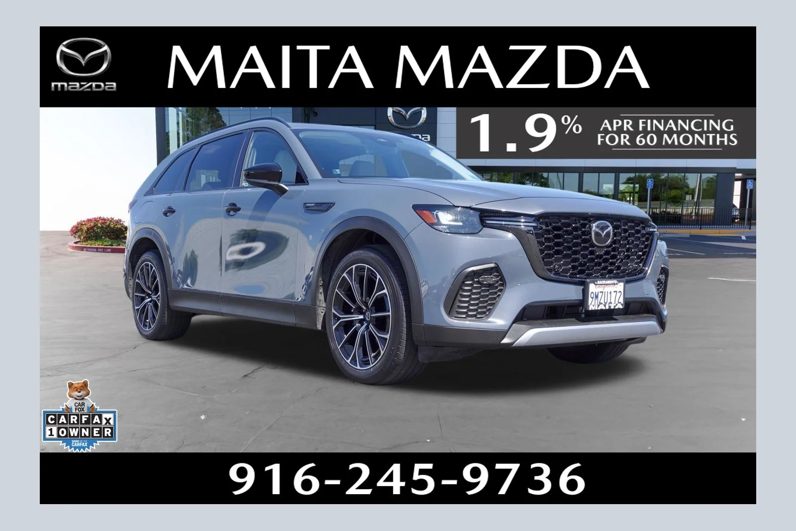 Certified Used 2025 Polymetal Gray Metallic Mazda Premium image 1
