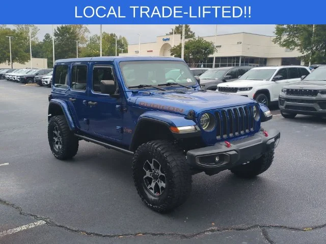 Used 2019 Blue Jeep Unlimited Rubicon image 7