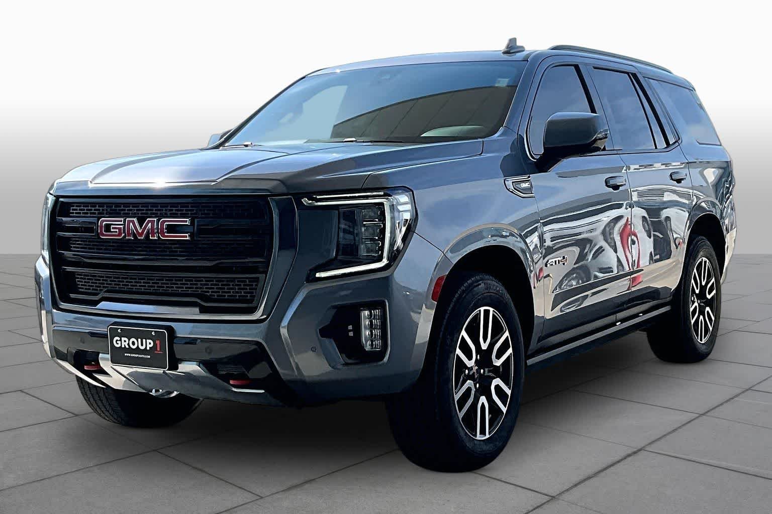 Used 2022 Satin Steel Metallic GMC AT4 image 2