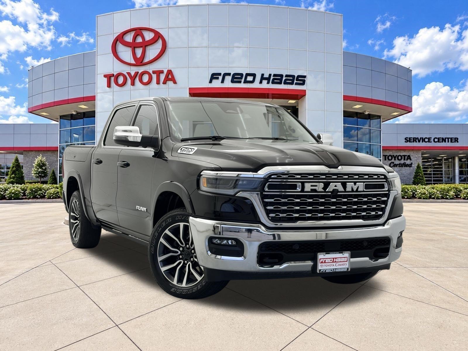 Used 2025 Diamond Black Crystal Pearlcoat Ram Longhorn 4X4 image 1