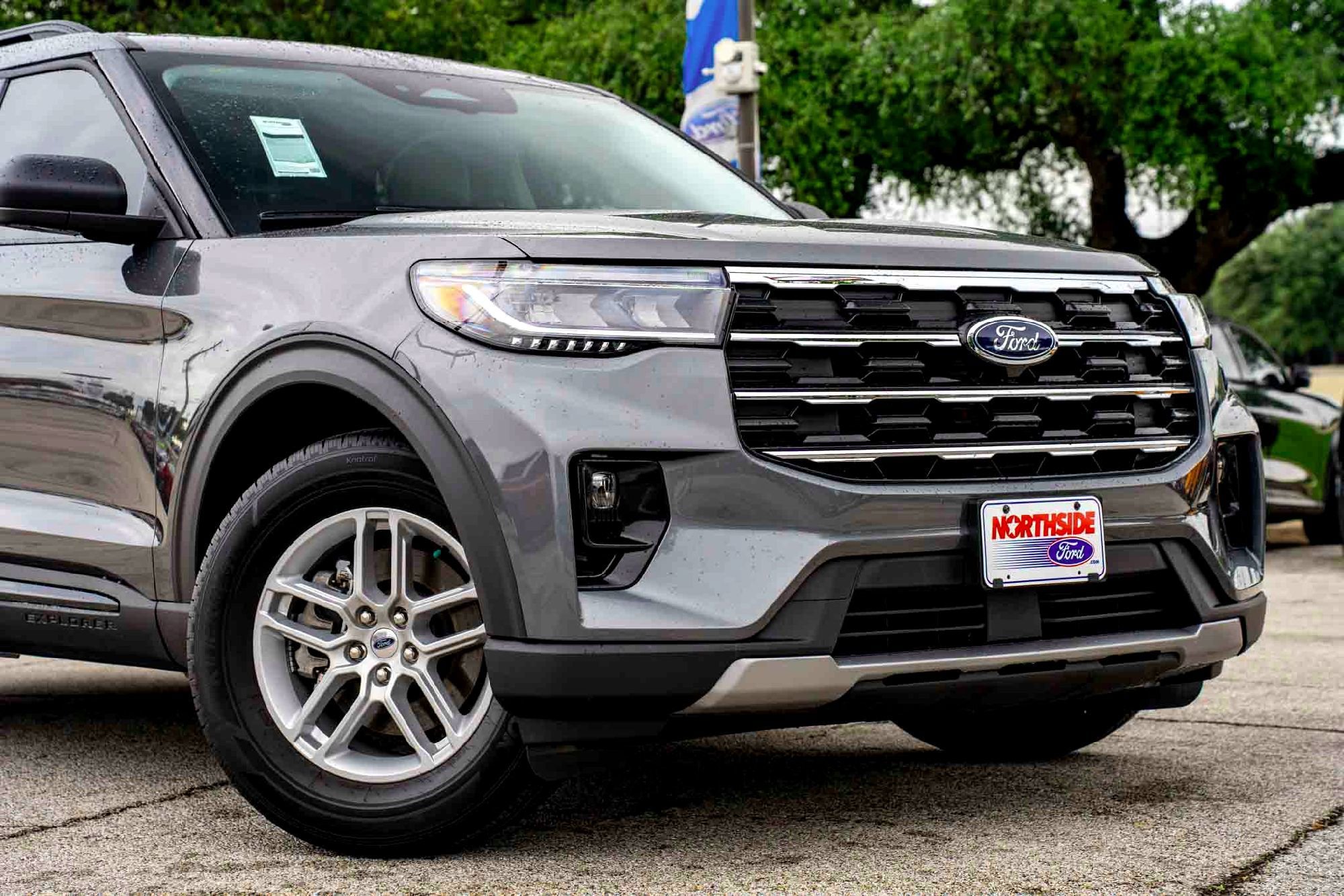 New 2026 Carbonized Gray Metallic Ford Active image 3