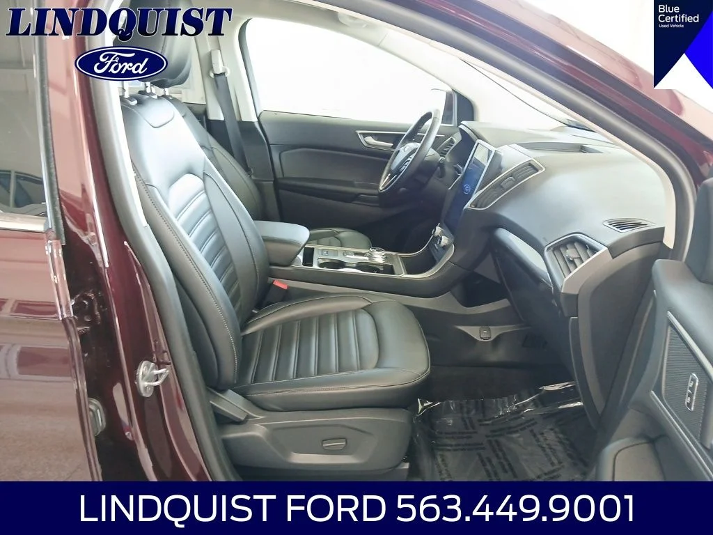 Certified Used 2024 Burgundy Velvet Metallic Tinted Clearcoat Ford SEL image 19