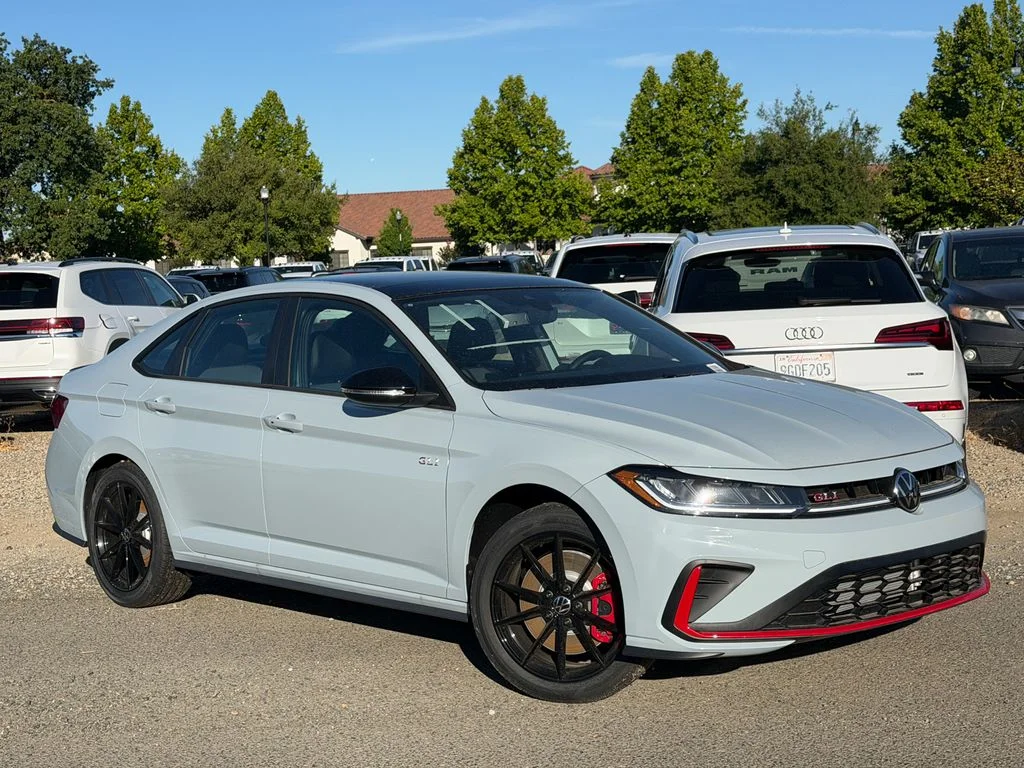 New 2026 Monument Gray w/Dp Blk Rf Volkswagen 2.0T Autobahn image 3