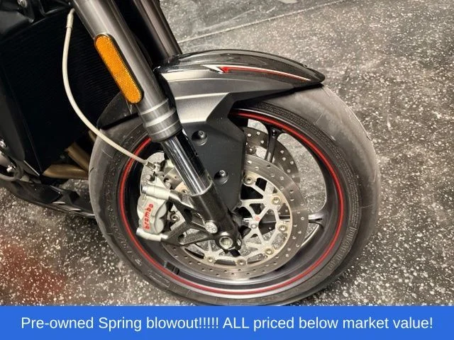 Used 2018 Black Triumph motorcycle image 16