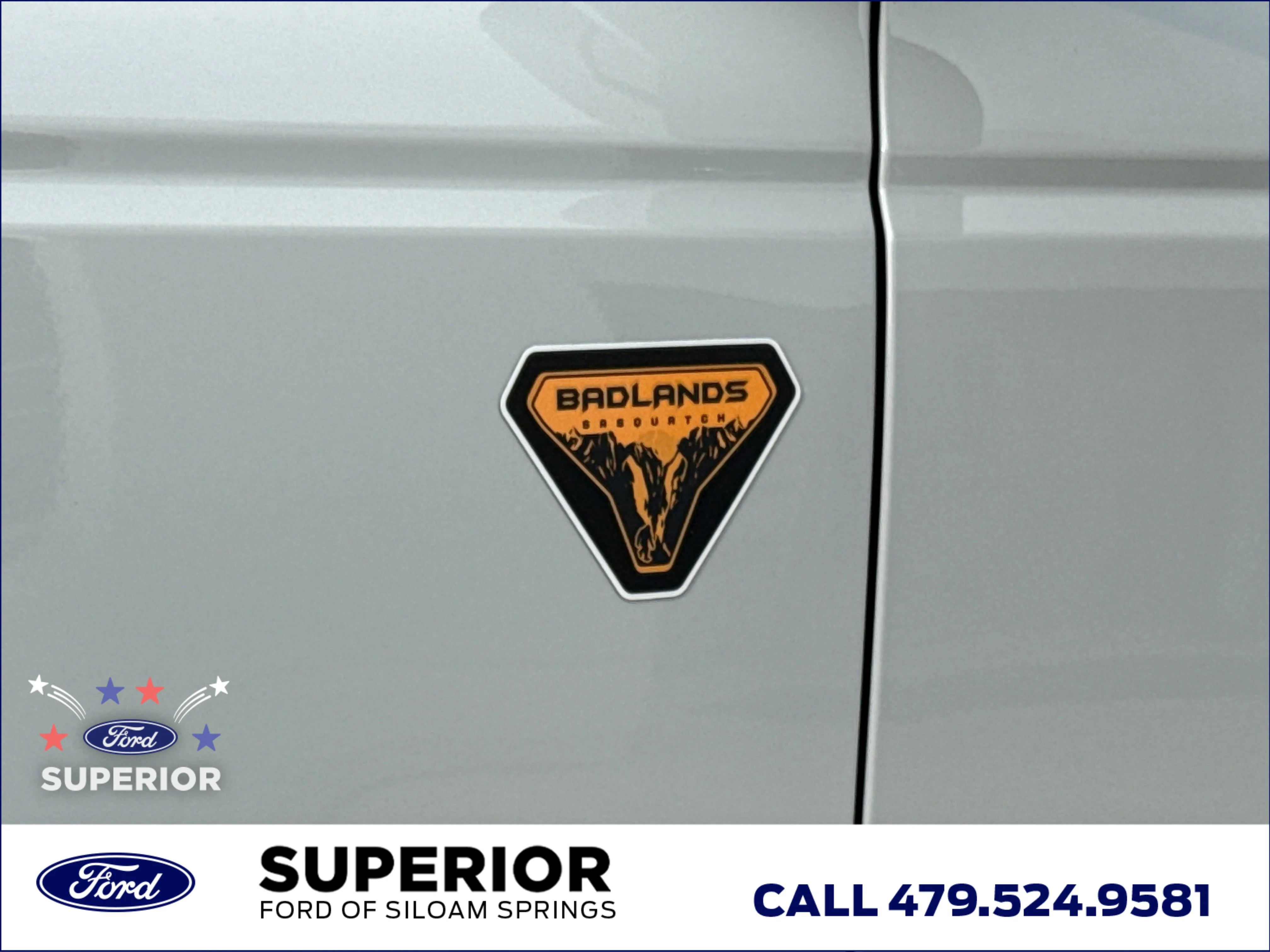 New 2026 Avalanche Gray Ford Badlands 4WD image 13