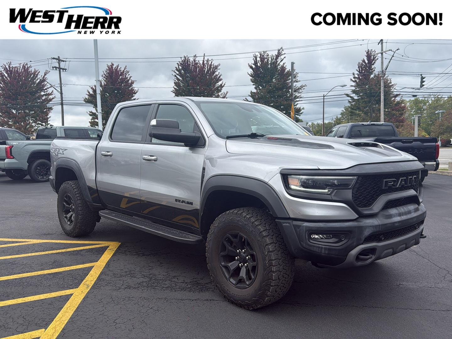 Used 2022 Billet Silver Metallic Clearcoat Ram TRX image 1