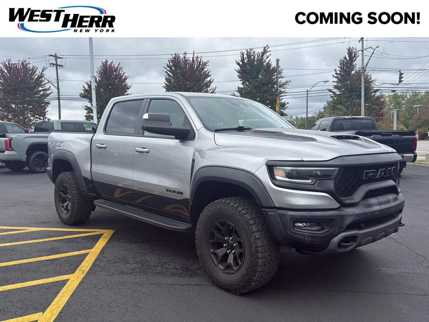 Used 2022 Billet Silver Metallic Clearcoat Ram TRX image 1