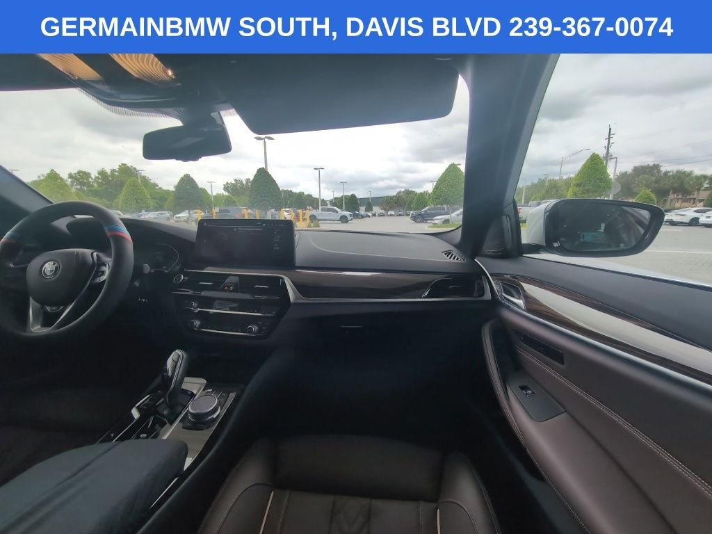 Certified Used 2023 Mineral White Metallic BMW 540i xDrive image 23