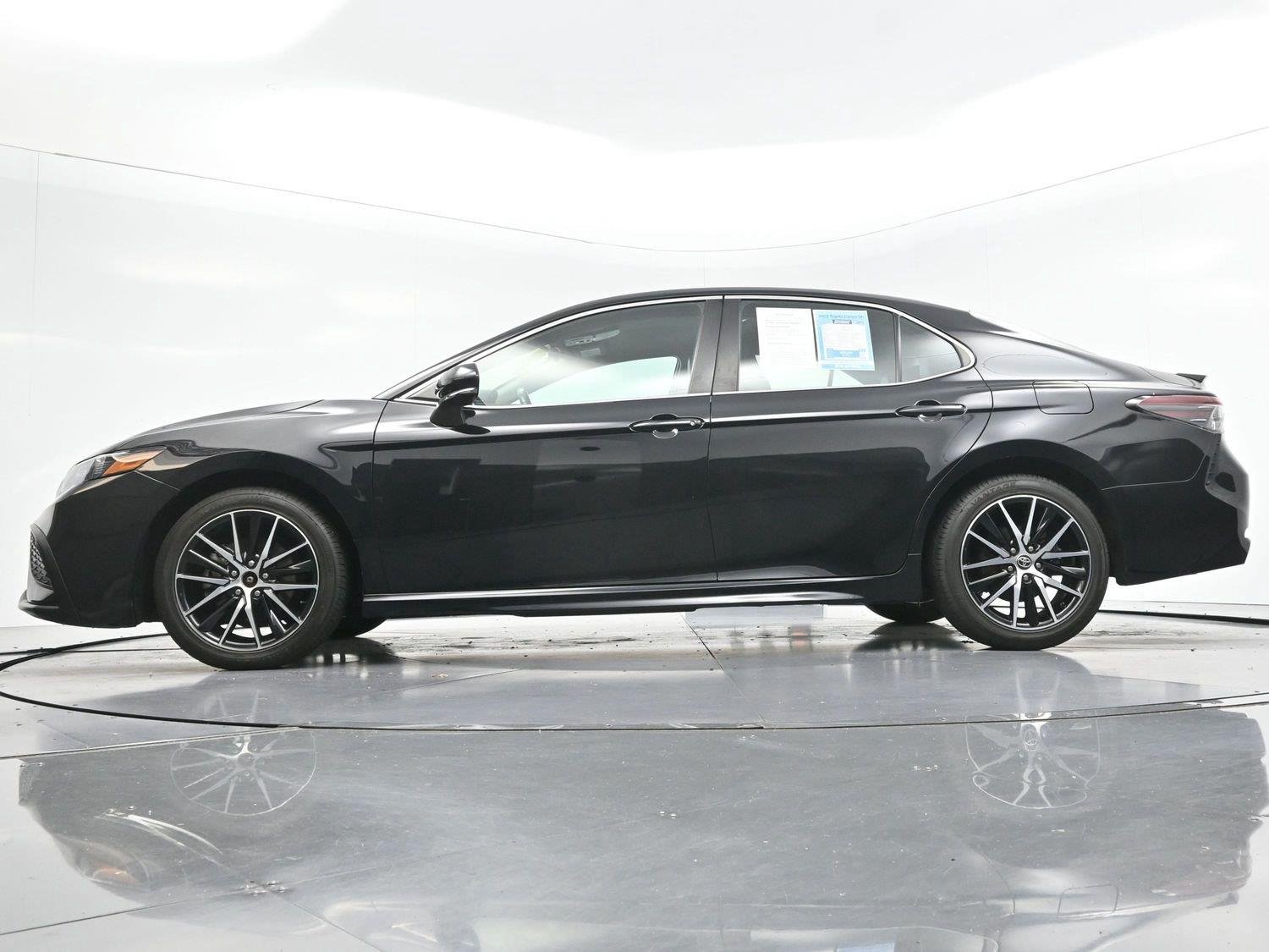 Used 2023 Midnight Black Metallic Toyota SE image 46