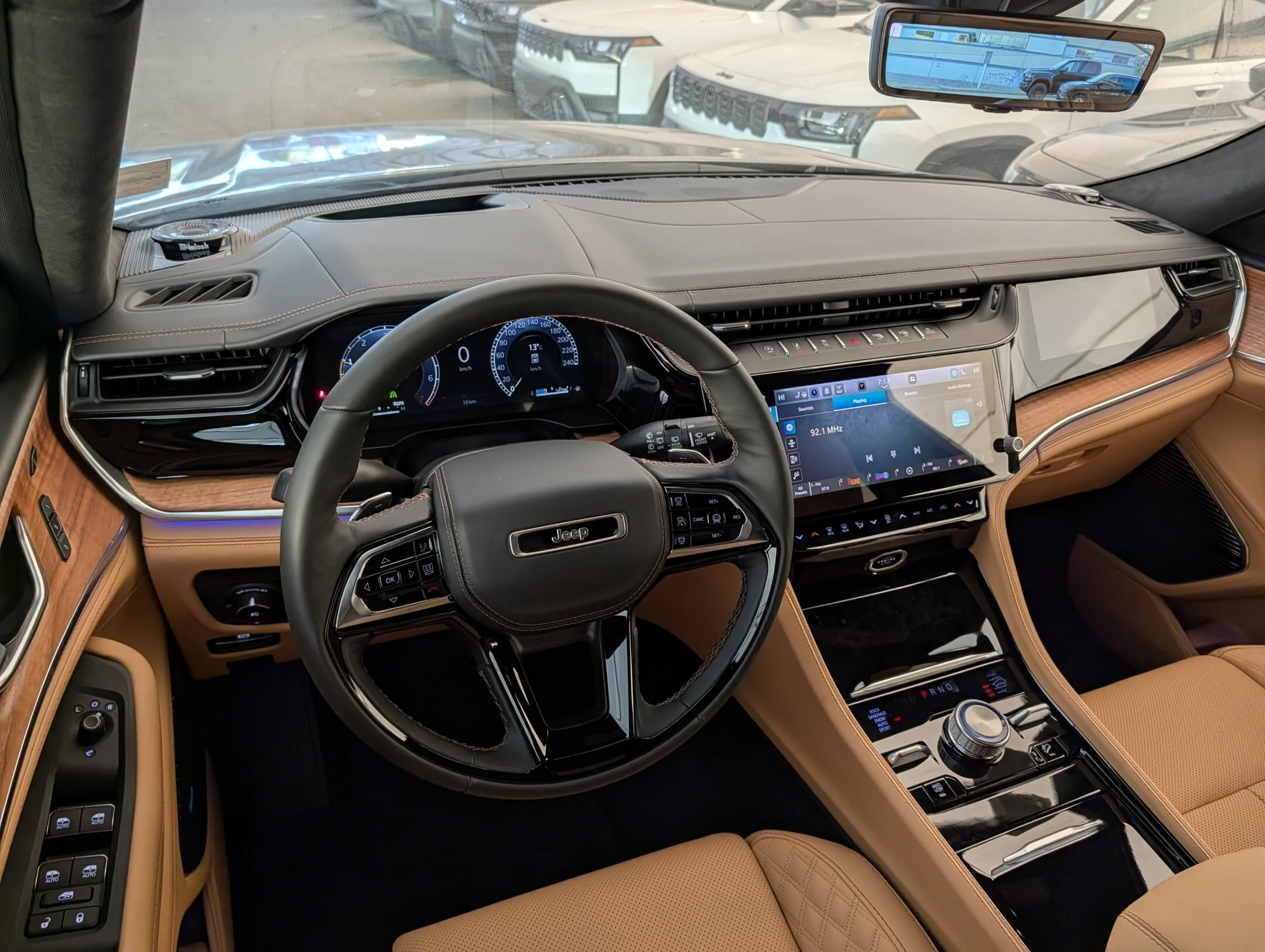 New 2026 Black Jeep Summit - - Palermo Leather - Massage Seats - Head-Up Display - CommandView Pano Sunroof & More! image 26
