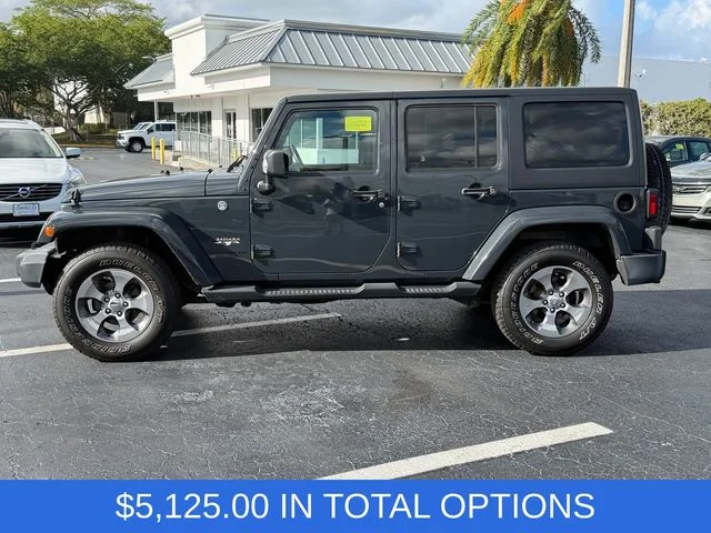 Used 2016 Gray Jeep Unlimited Sahara image 2