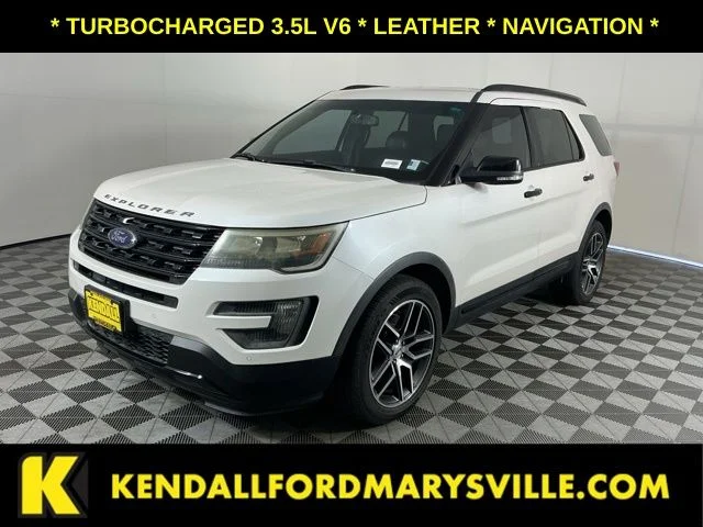 Used 2016 White Ford Sport image 1
