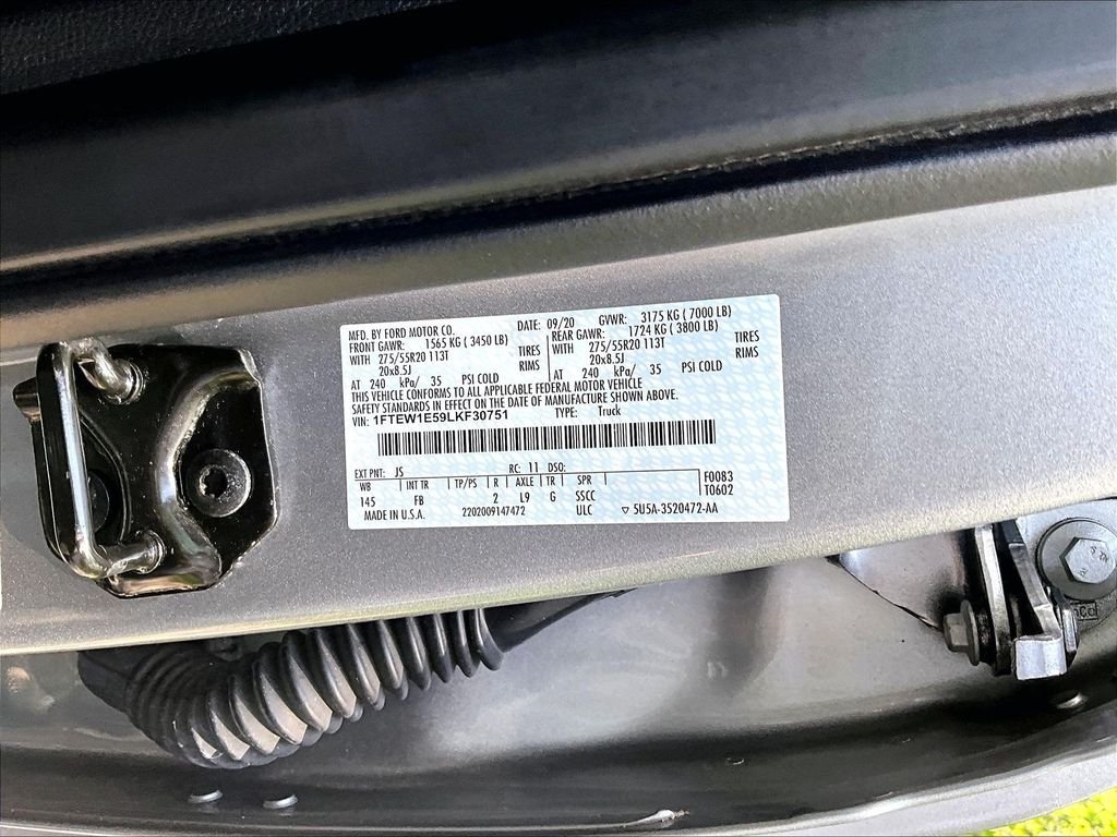 Used 2020 Silver Metallic Ford XLT image 36