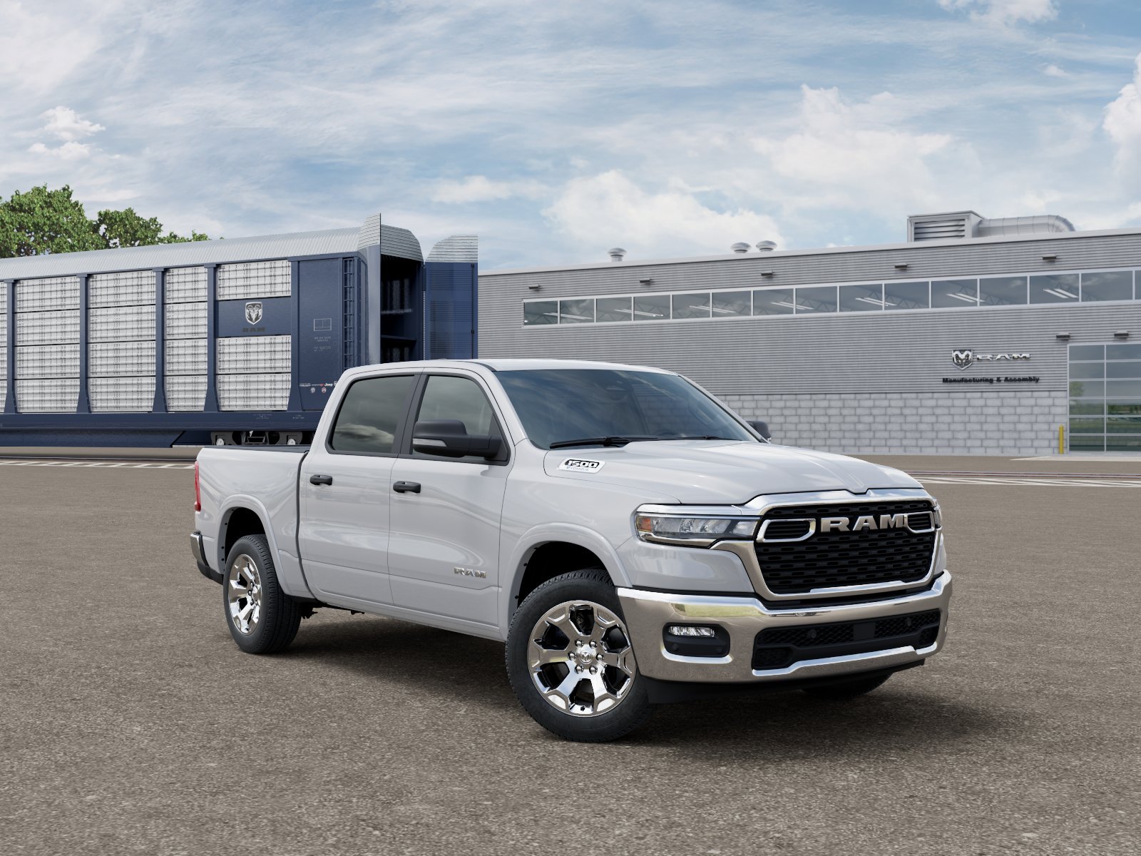 New 2026 Bright White Clearcoat RAM BIG HORN image 5