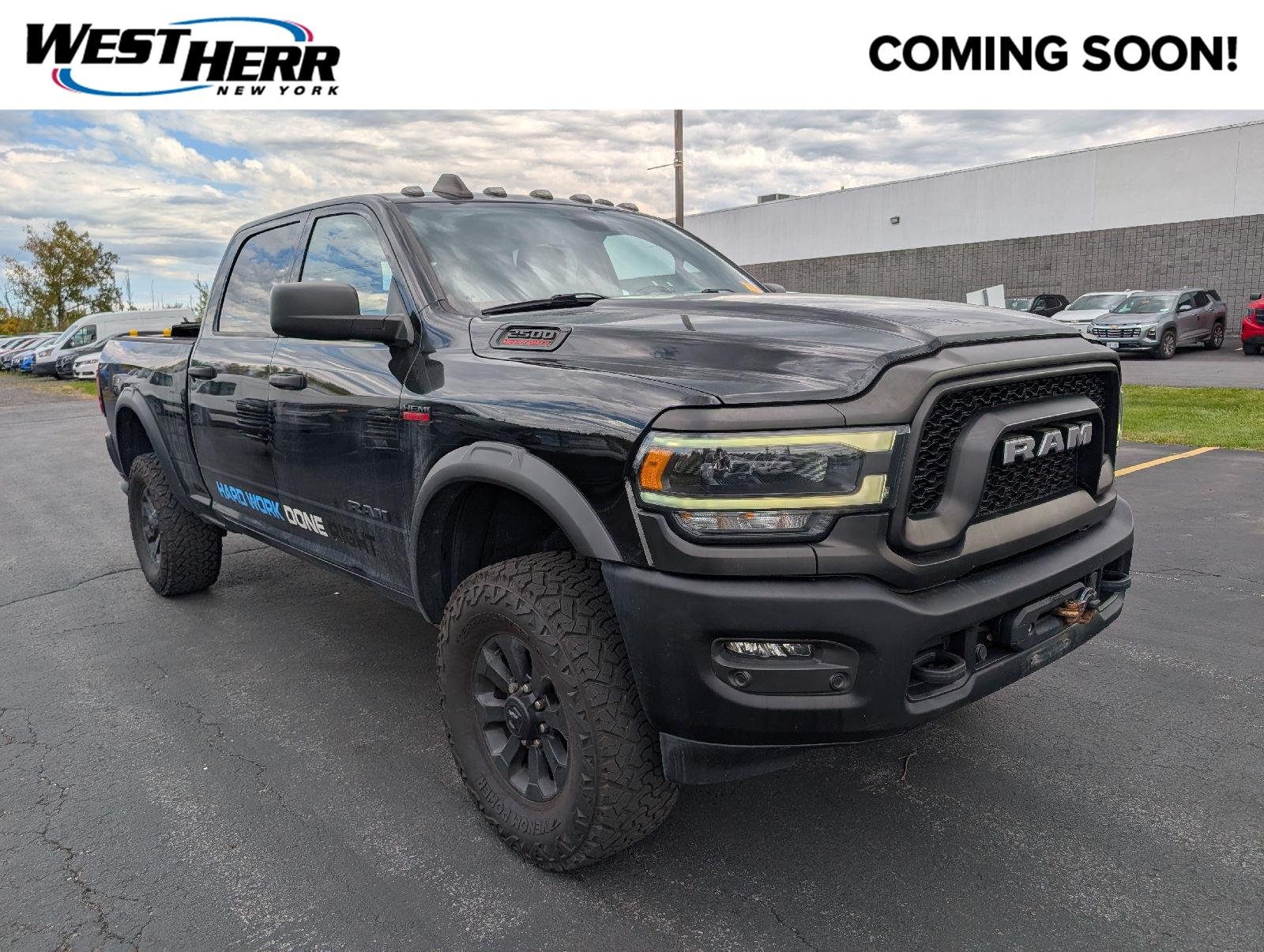 Used 2021 Diamond Black Crystal Pearlcoat Ram Power Wagon image 1