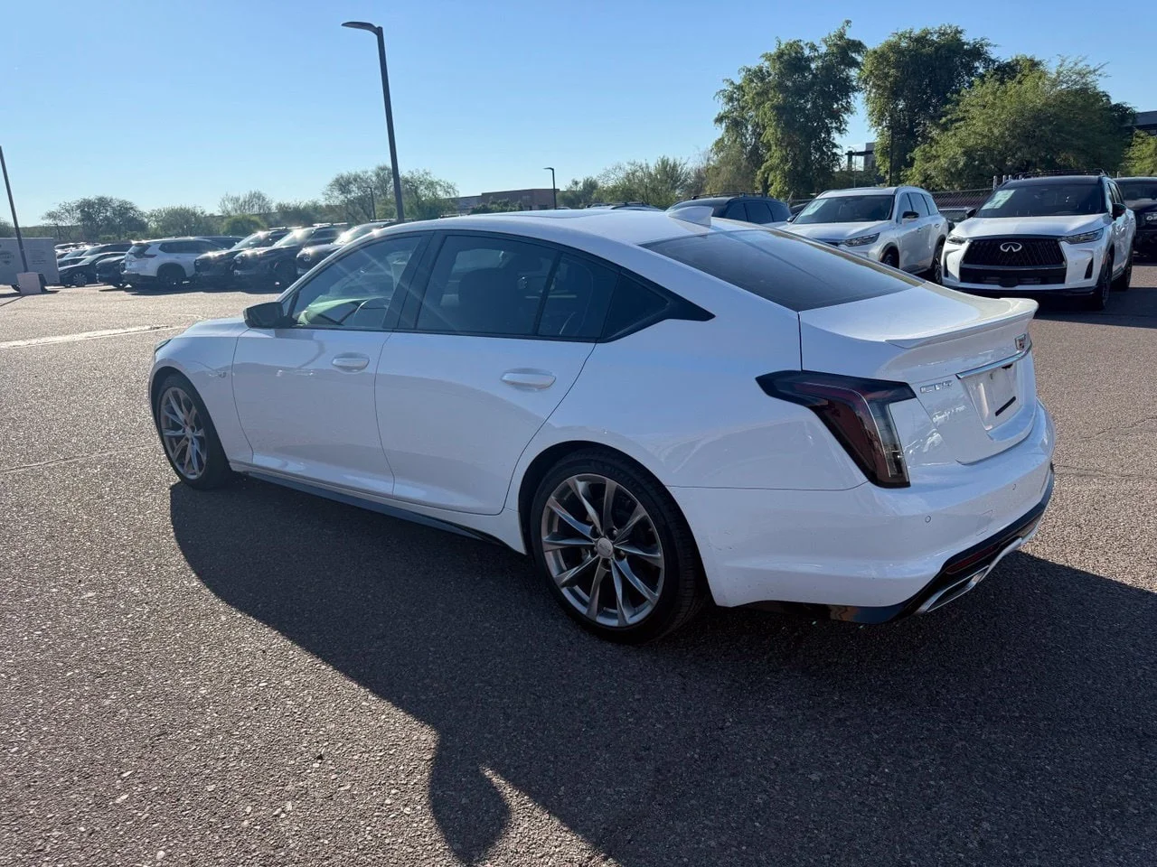 Used 2020 Summit White Cadillac Sport image 6