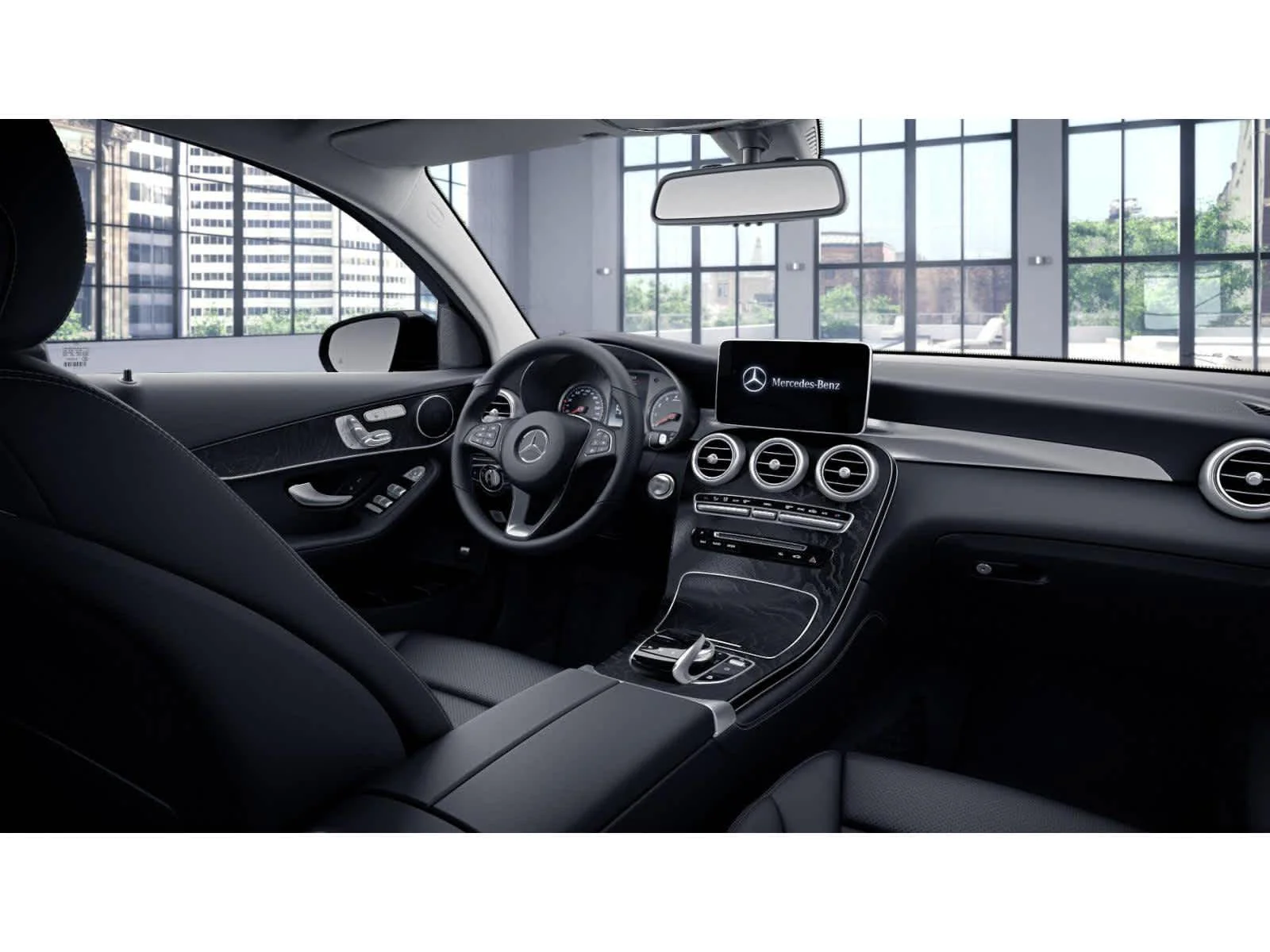 Used 2017 Obsidian Black Metallic Mercedes-Benz GLC 300 image 6