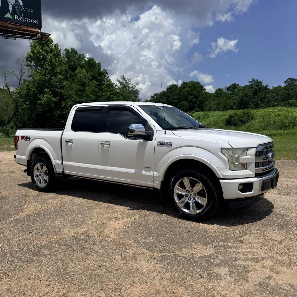 Used 2015 White Ford Platinum 4x4 4dr SuperCrew 5.5 ft. SB image 8
