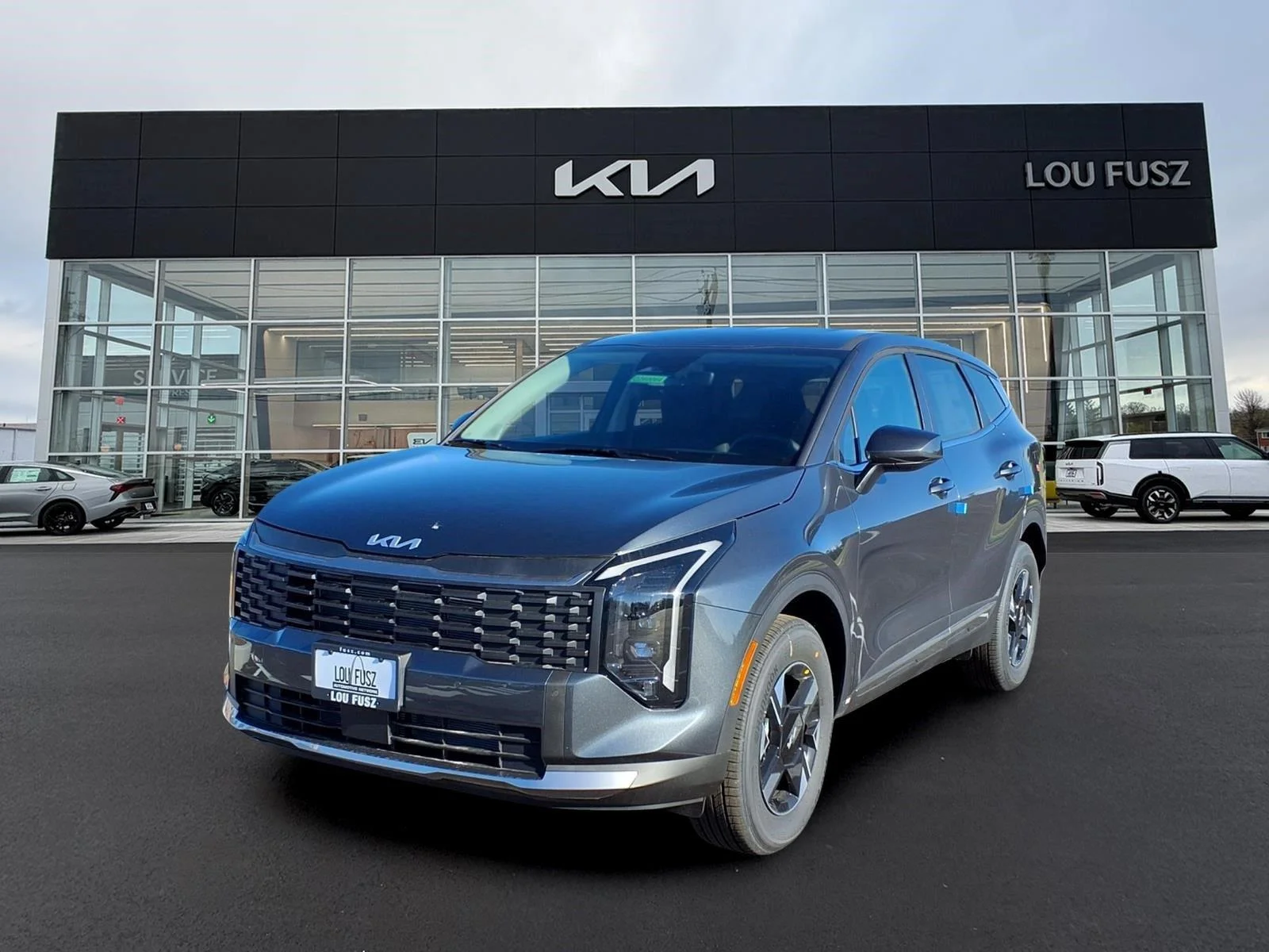 New 2026 Gravity Gray Kia LX image 1