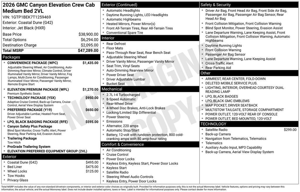 2026 GMC Canyon's photo