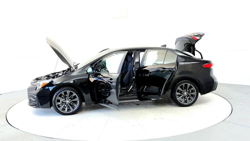 Certified Used 2024 Black Toyota SE image 10