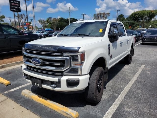 Used 2021 White Ford Platinum image 1