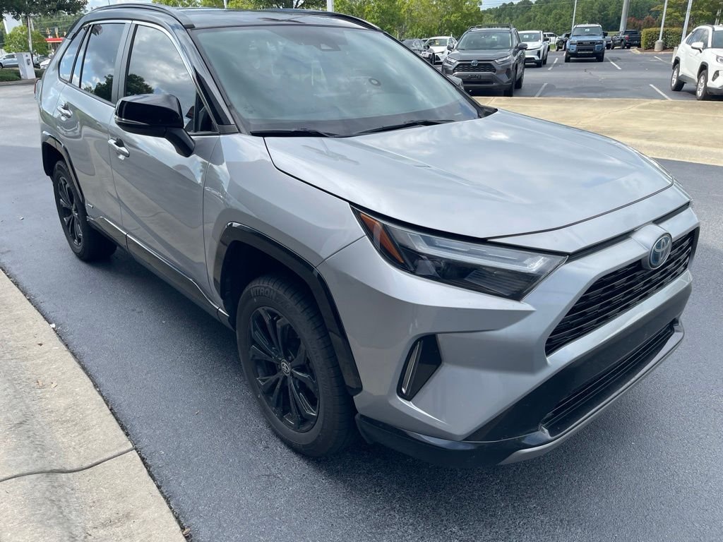 Certified Used 2022 Silver Toyota XSE image 2