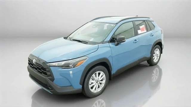 New 2026 Blue Toyota LE image 1