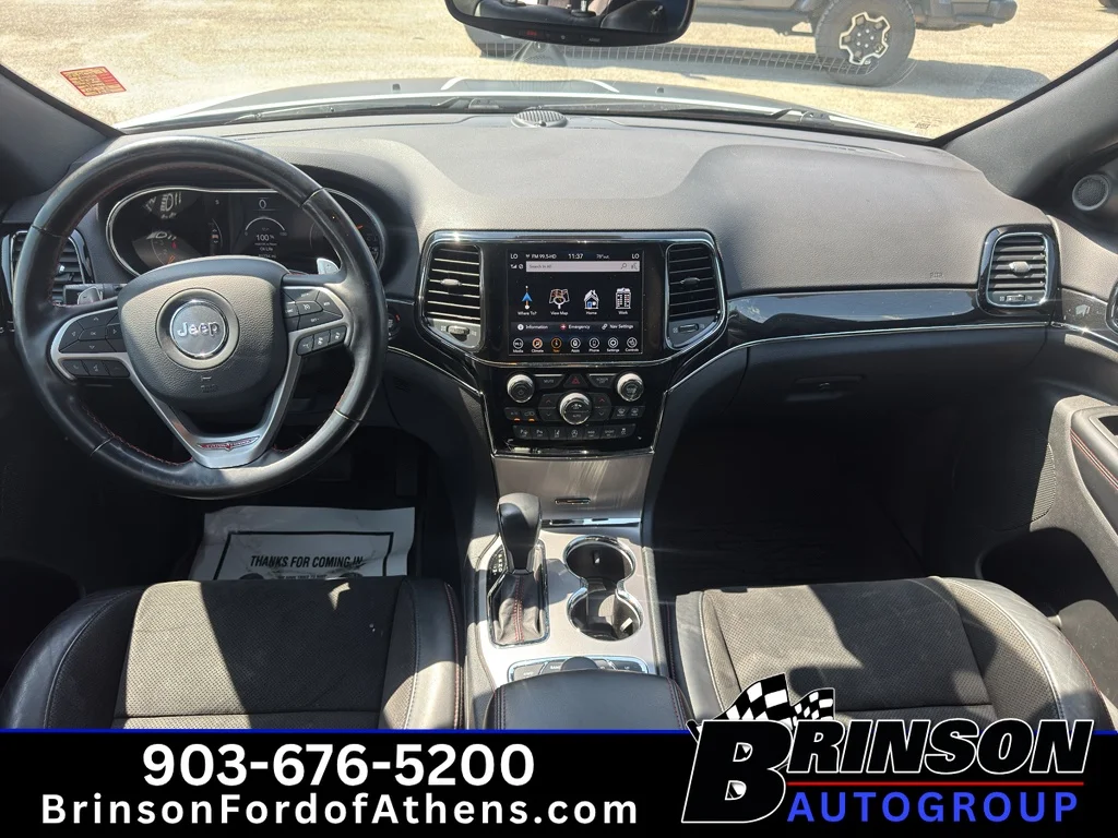 Certified Used 2021 Bright White Clearcoat Jeep Trailhawk image 26