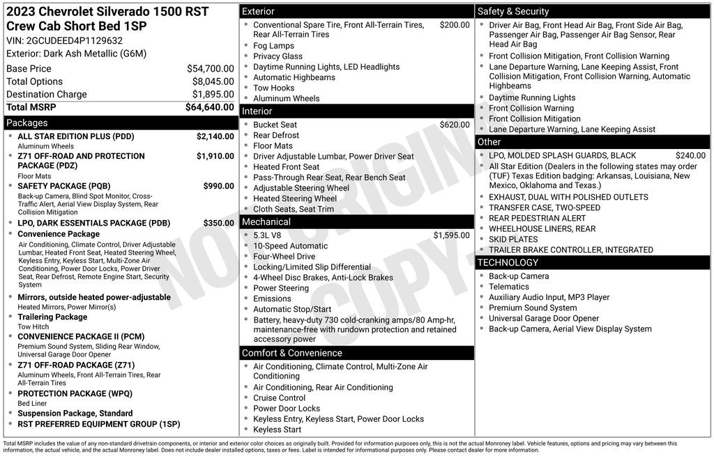 Used 2023 Gray Chevrolet RST image 33