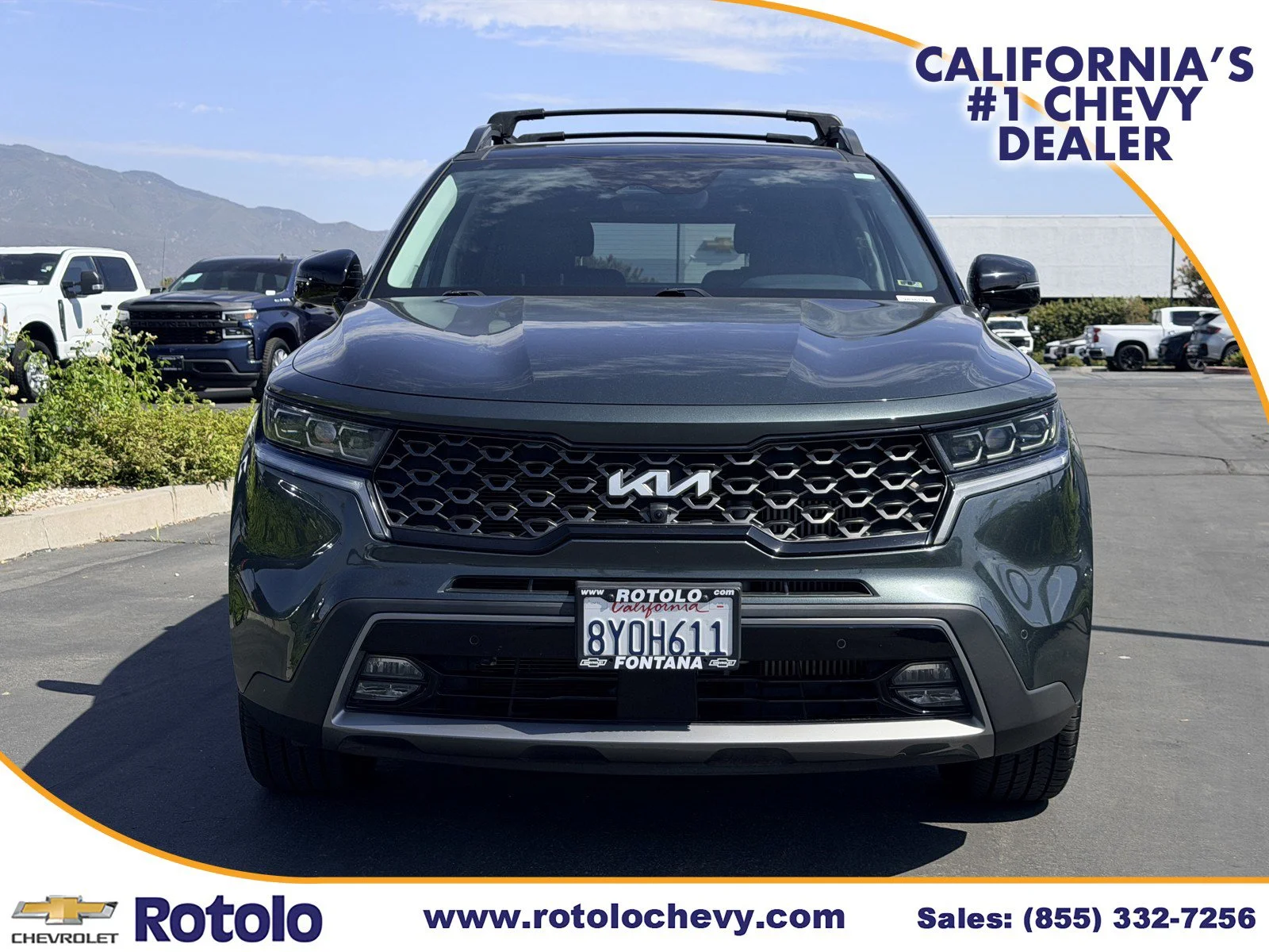 Used 2022 Aruba Green Kia X-Line SX Prestige image 2