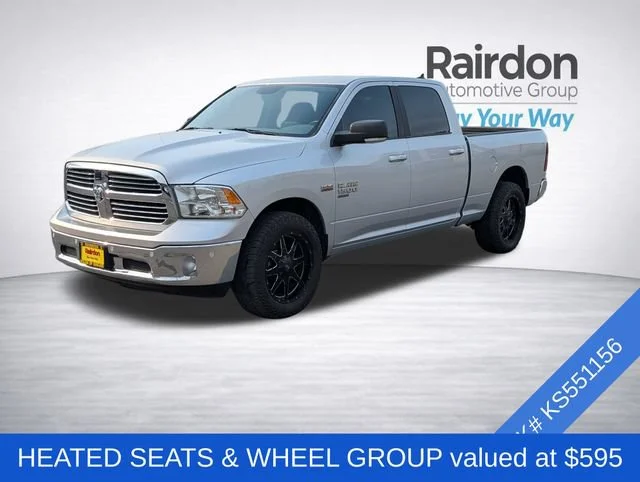 Used 2019 Bright Silver Clearcoat Metallic Ram Big Horn image 3