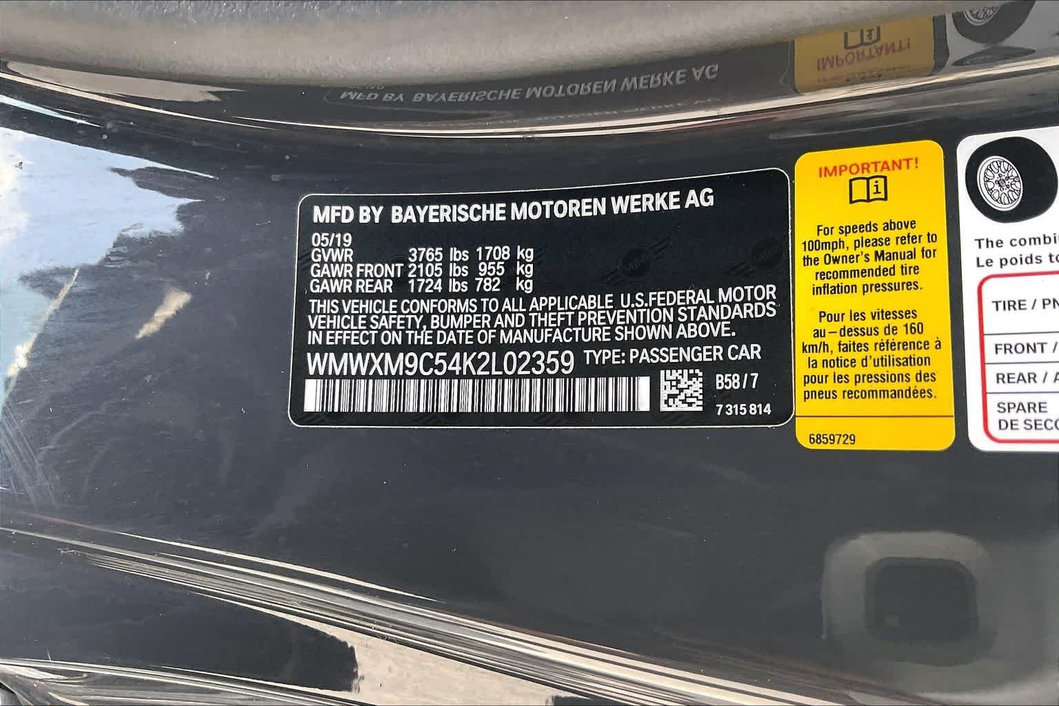Used 2019 Thunder Grey Metallic MINI John Cooper Works image 35