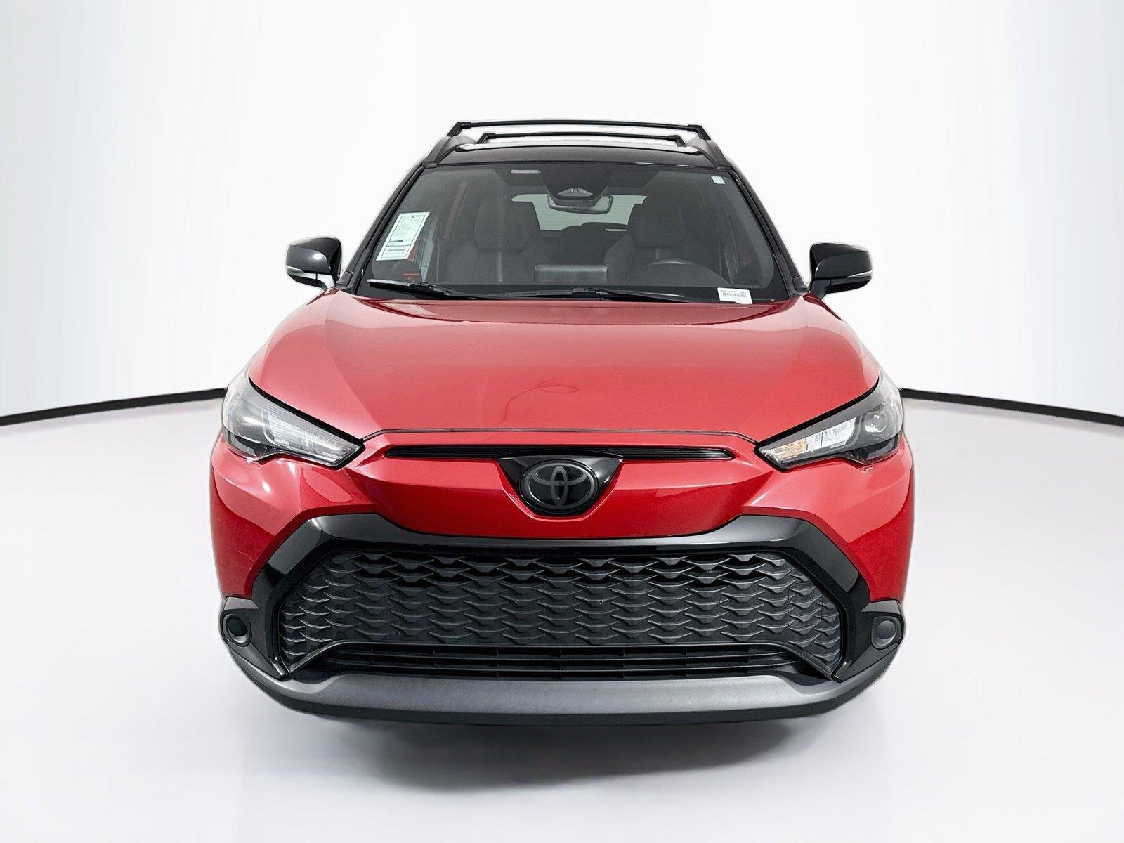 Certified Used 2024 Barcelona Red Metallic/Jet Black Toyota Hybrid Nightshade Edition image 7