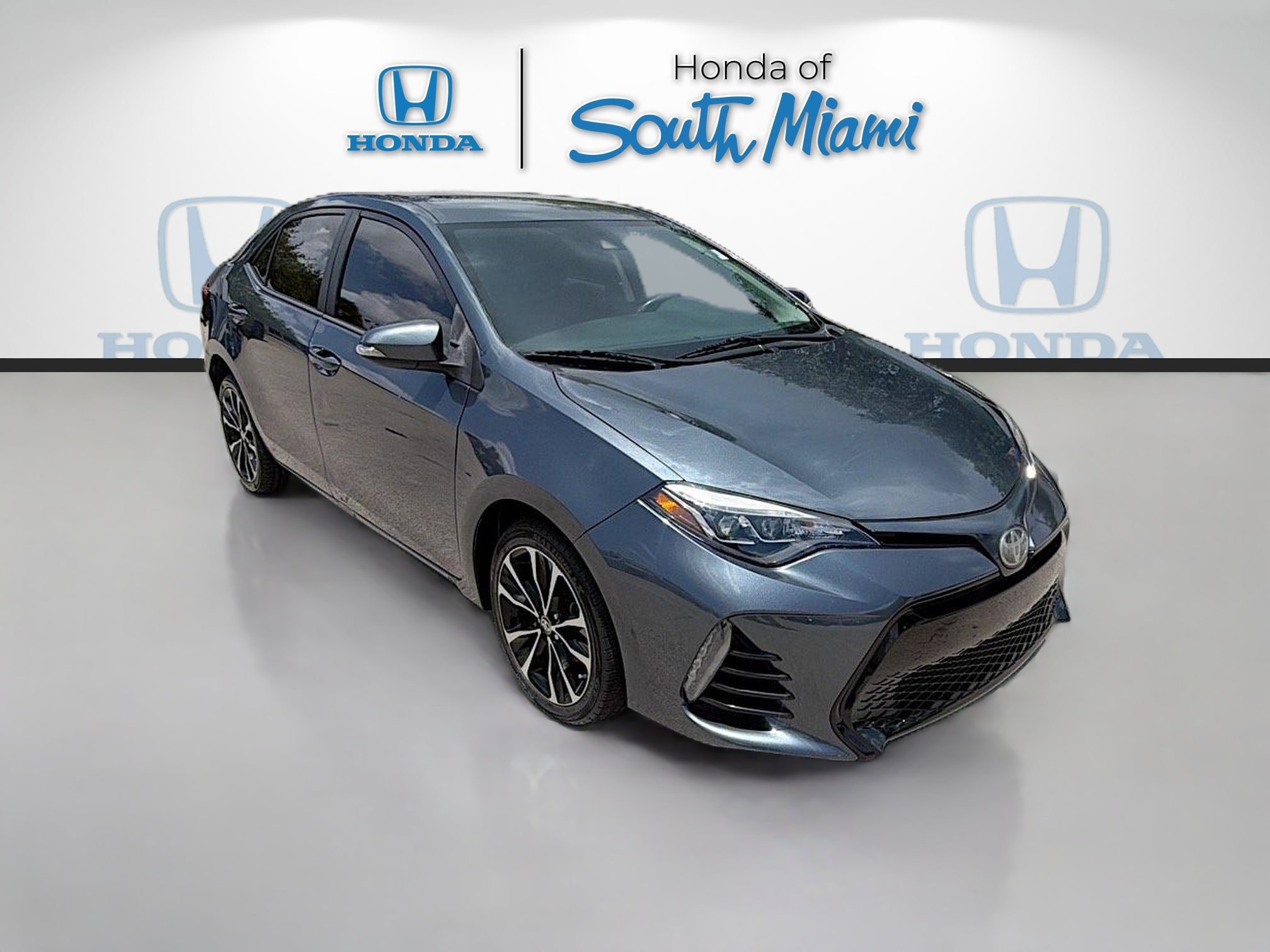 Used 2019 Slate Metallic Toyota SE image 1