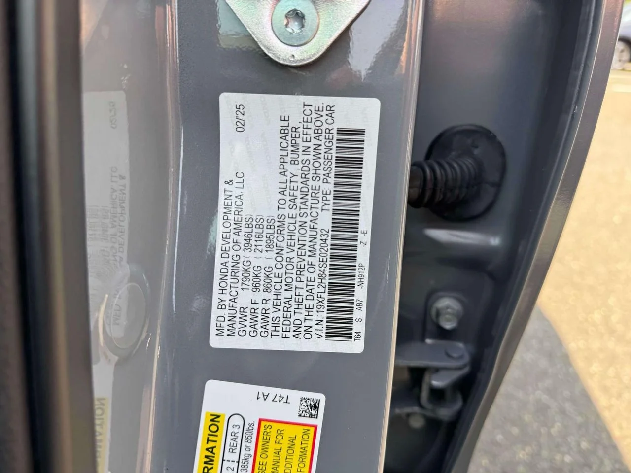 Used 2025 Urban Gray Pearl Honda Sport image 15