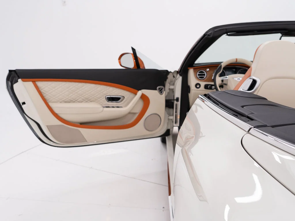 Certified Used 2017 Orange Flame over Ghost White by Mulliner PCG Bentley W12 Convertible image 18