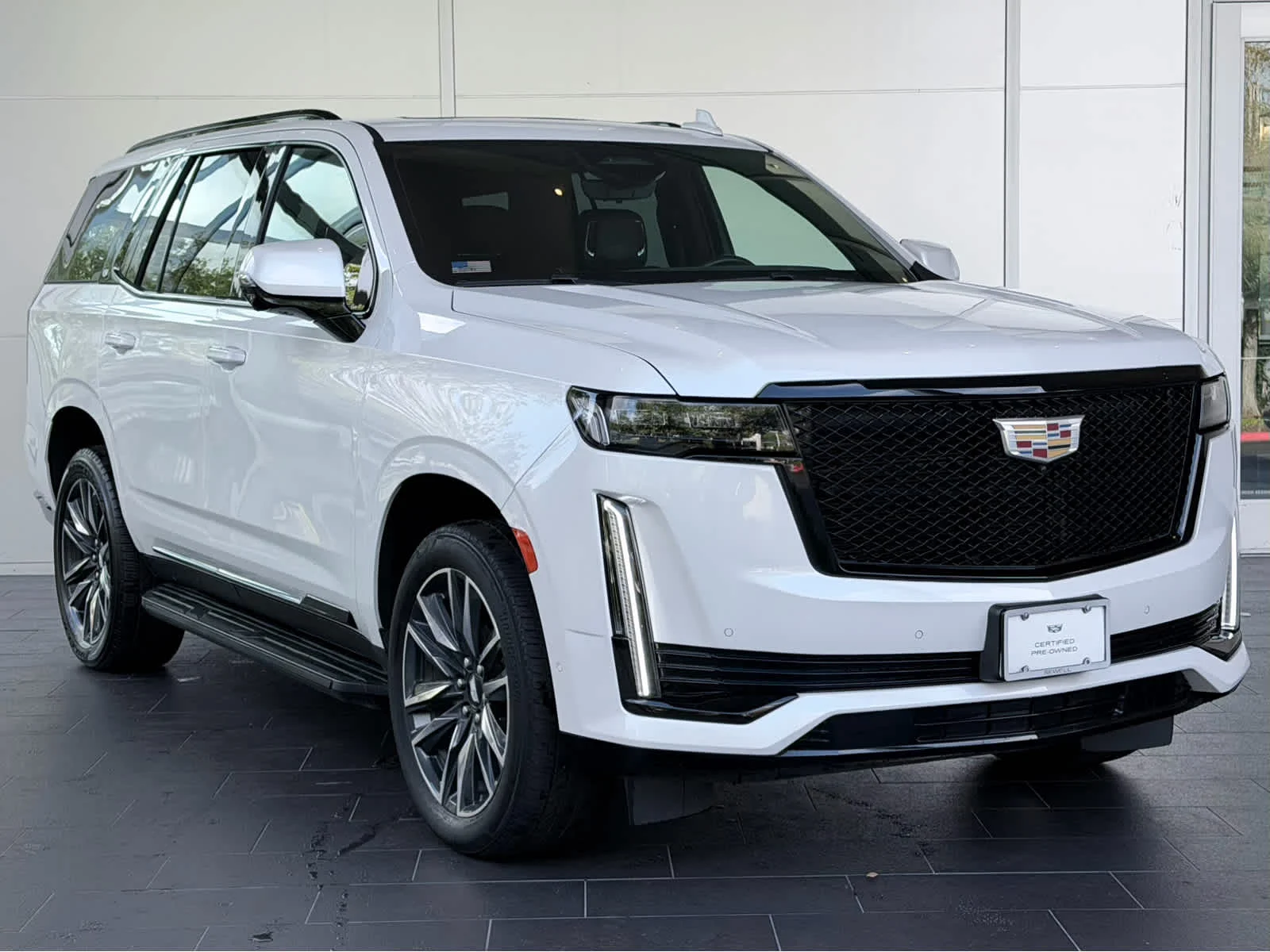 Certified Used 2024 Crystal White Tricoat Cadillac Sport image 3