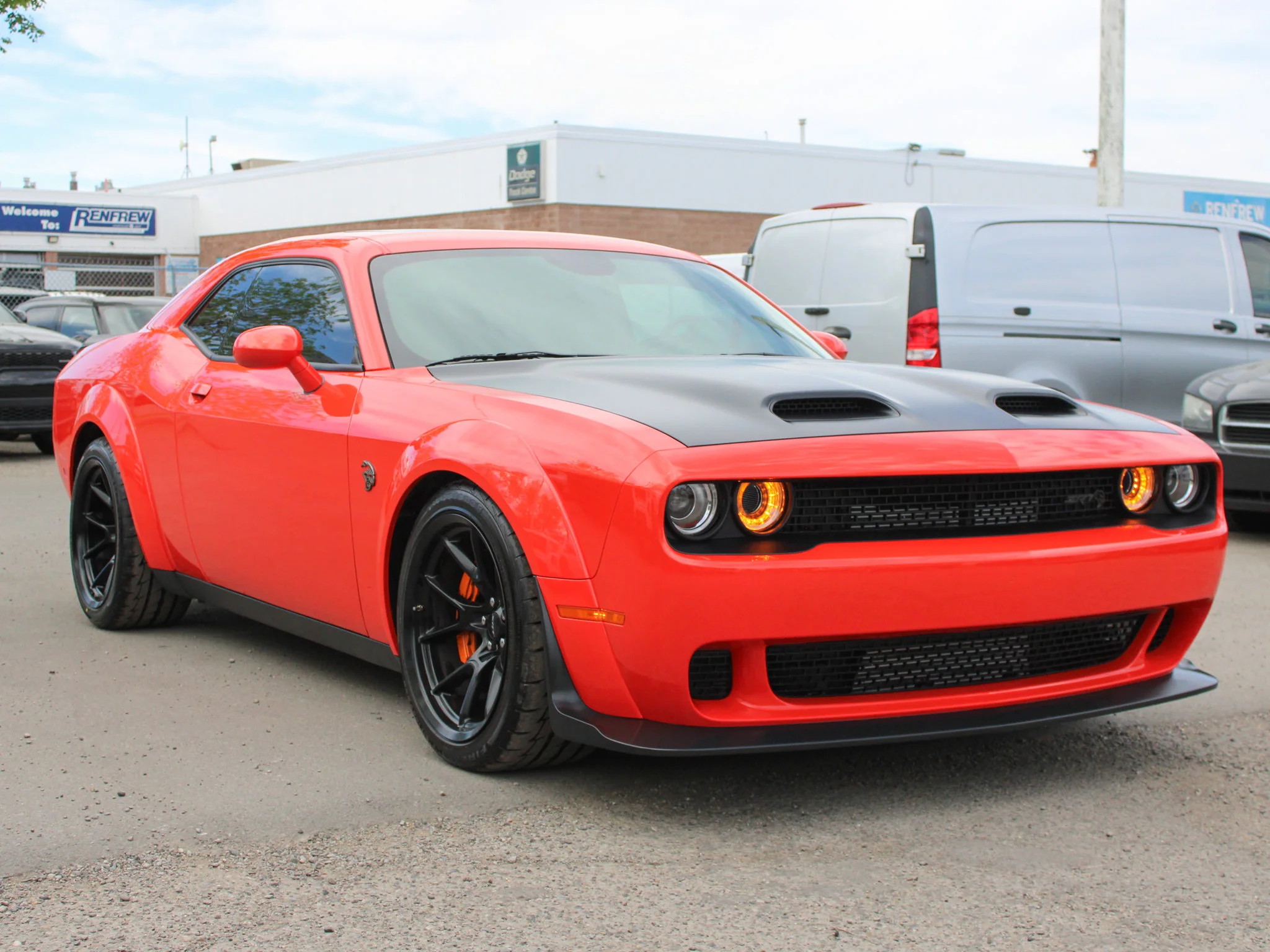 Certified Used 2021 go mango Dodge SRT Hellcat Redeye Widebody * No Accidents | 797 HP | Supercharged V8 | Laguna Leather image 9