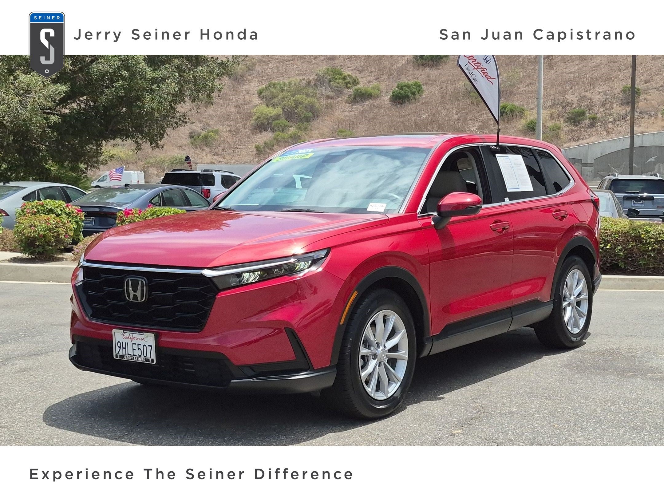 Used 2023 Radiant Red Honda EX image 1