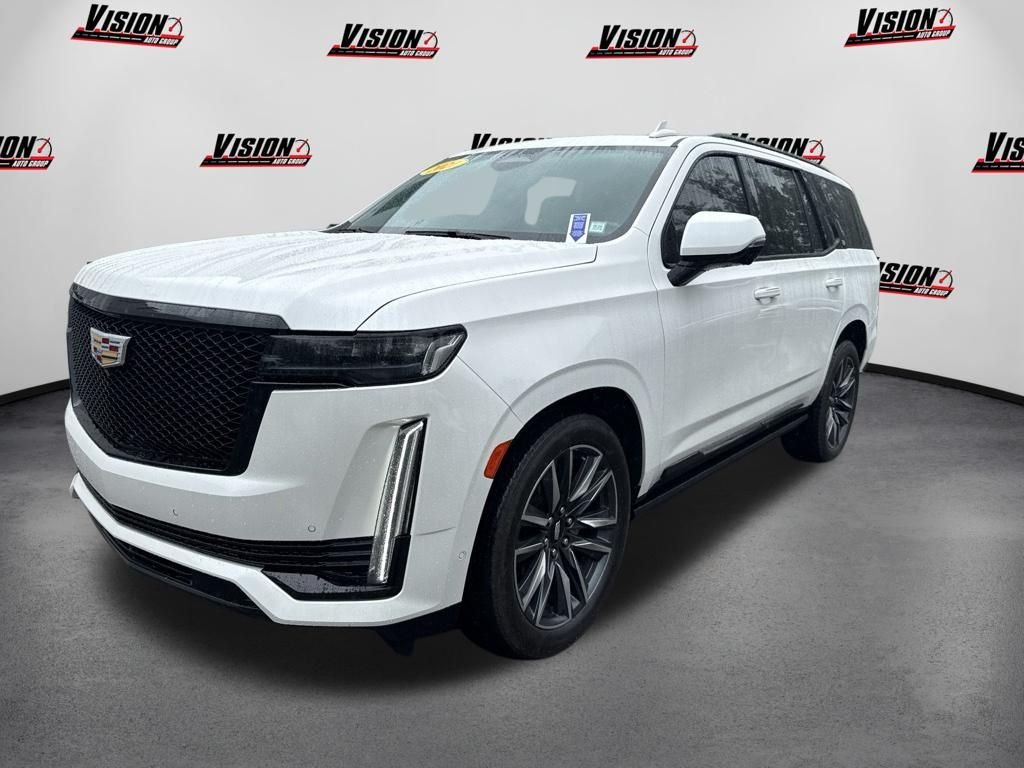 Used 2021 White Cadillac Sport image 1